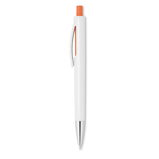 Promotional Push button pen with white ba - Image 1