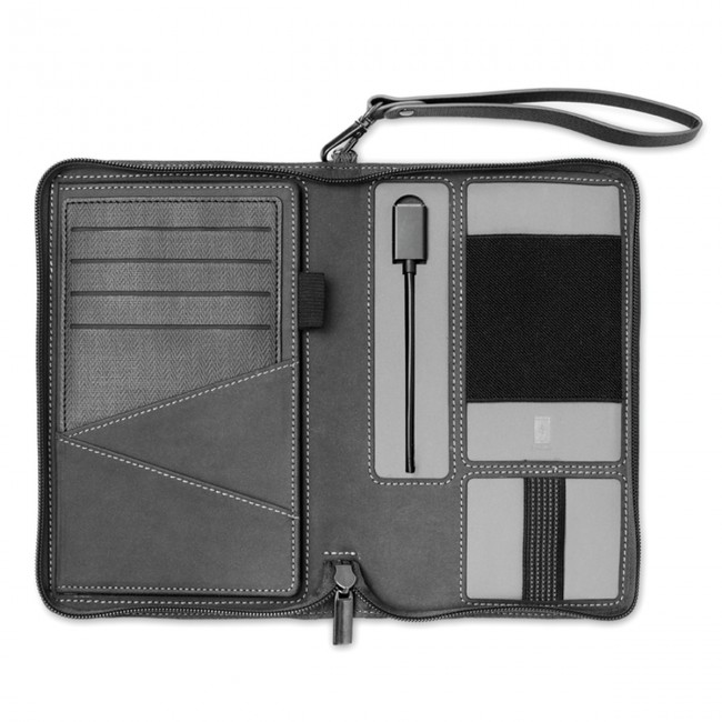 Promotional PU organizer with power bank - Image 8