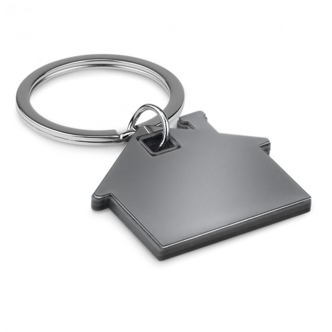 Promotional House Shape Plastic Keyring - Image 12