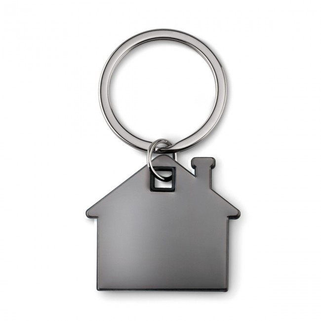 Promotional House Shape Plastic Keyring - Image 11