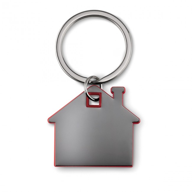 Promotional House Shape Plastic Keyring - Image 9