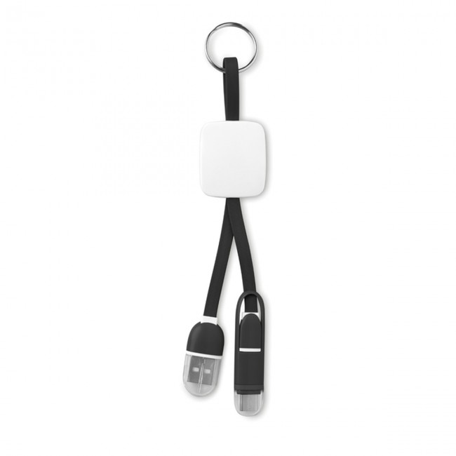 Promotional Keyring with USB type C plug - Image 1