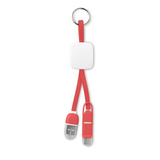 Promotional Keyring with USB type C plug - Image 2