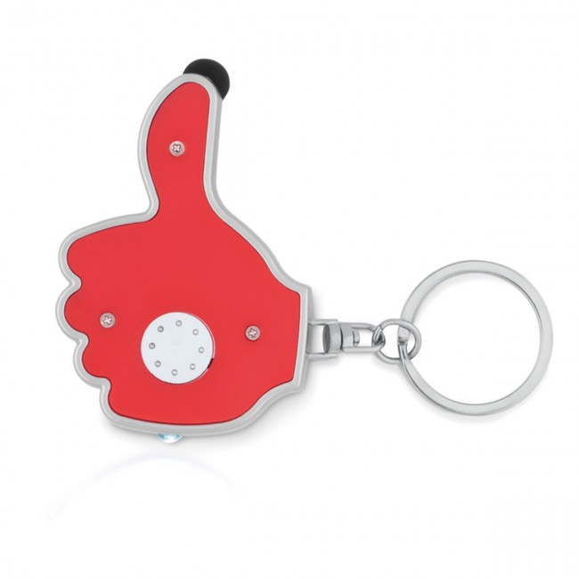 Promotional Thumbs Up Led Light Keyring - Image 8