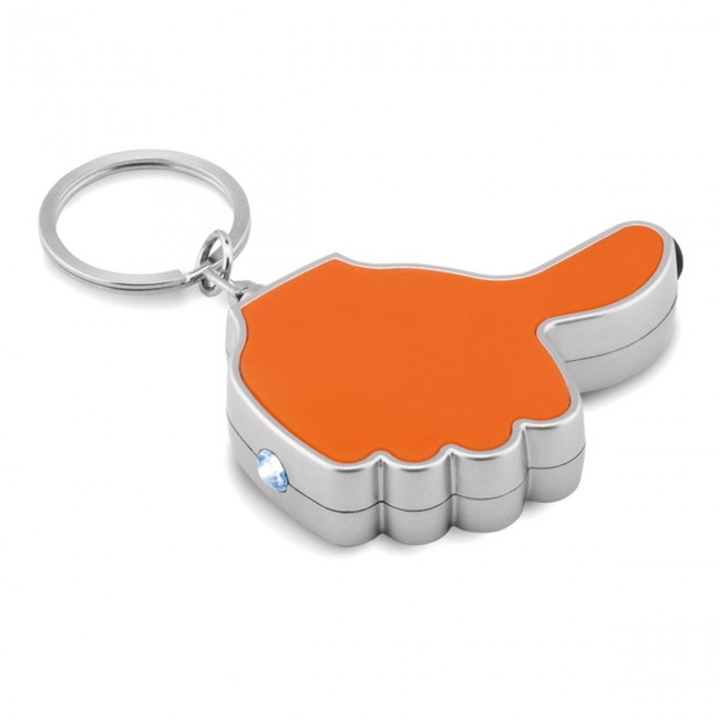 Promotional Thumbs Up Led Light Keyring - Image 3