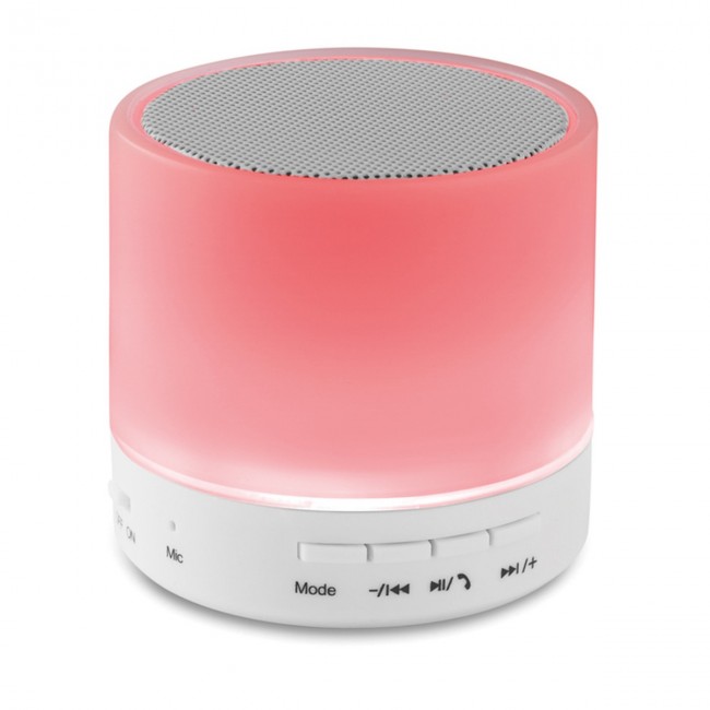 Promotional Round LED Wireless Speaker - Image 1