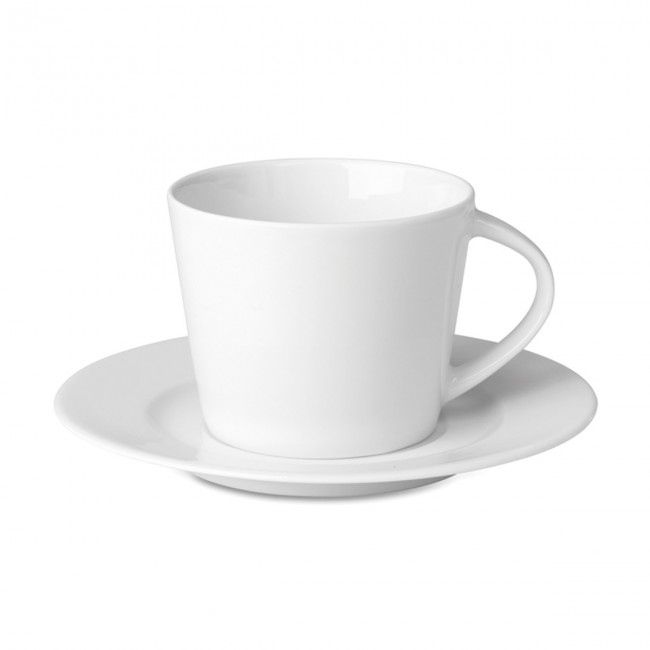 Promotional Cappuccino Cup & Saucer - Image 1