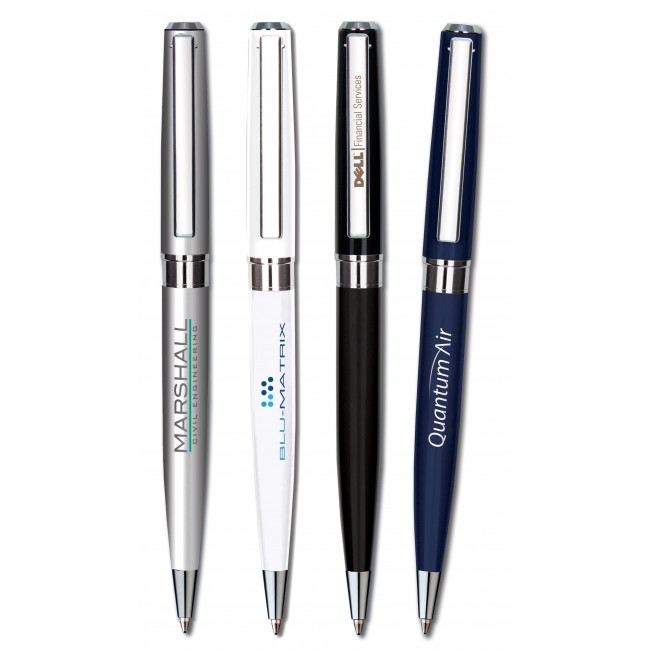 Promotional Santos Silver Ballpen by Inovo Design