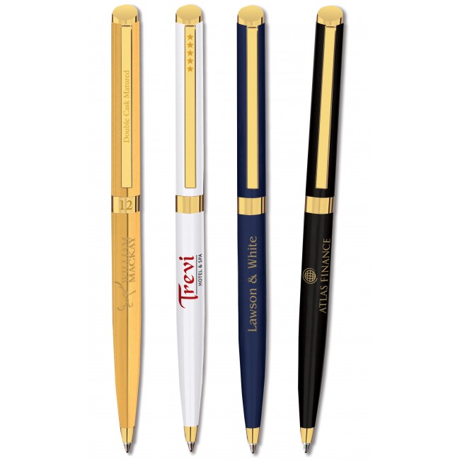 Promotional Elise Gold Ballpen by Inovo Design