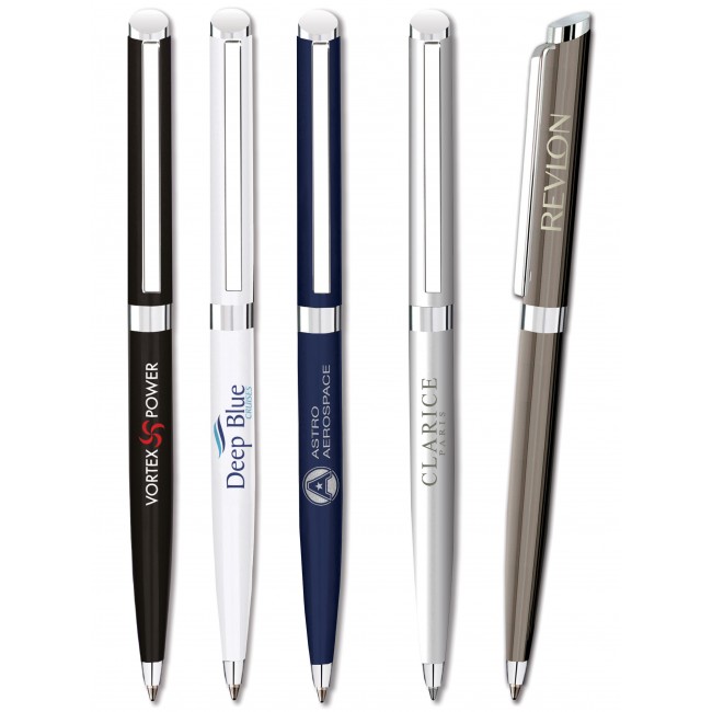 Promotional Elise Gun Metal Ballpen by Inovo Design