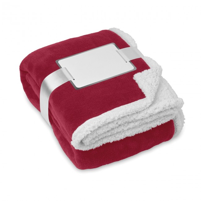 Promotional Coral Fleece Sherpa Blanket - Image 12