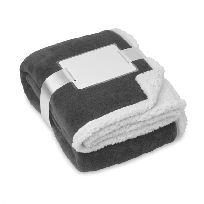 Promotional Coral Fleece Sherpa Blanket - Image 8