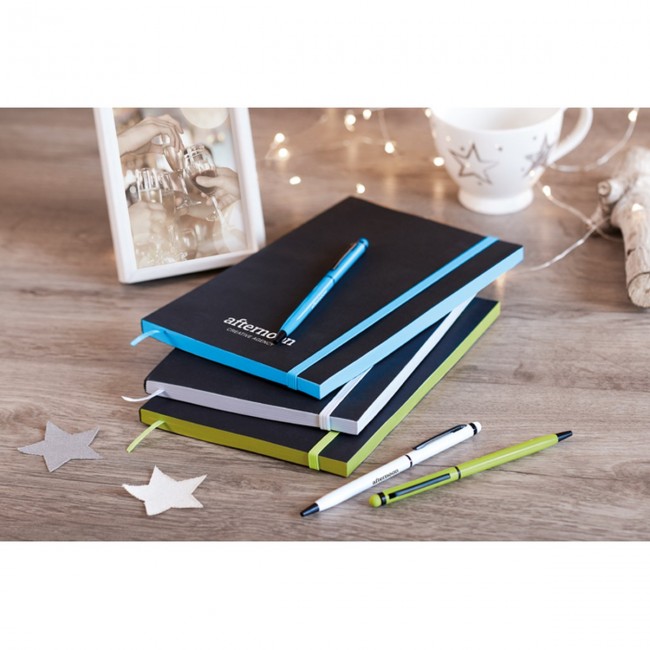 Promotional A5 Paper cover notebook lined - Image 1