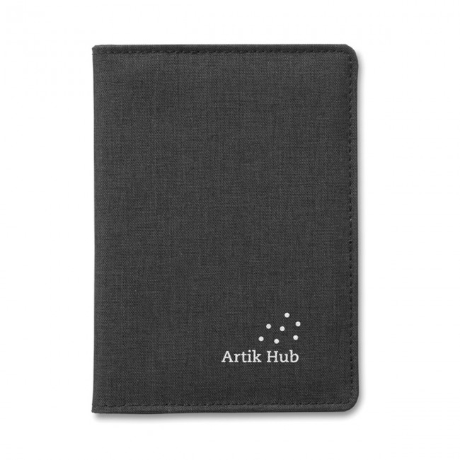 Promotional 2 Tone Passport Holder - Image 6