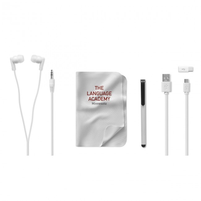 Promotional Travel set with earphones - Image 8