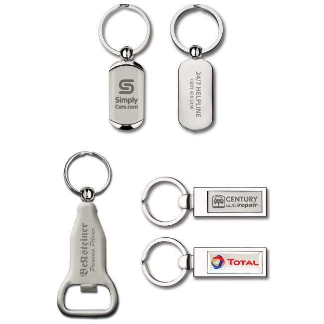 Promotional Premium Rectangular Keyring