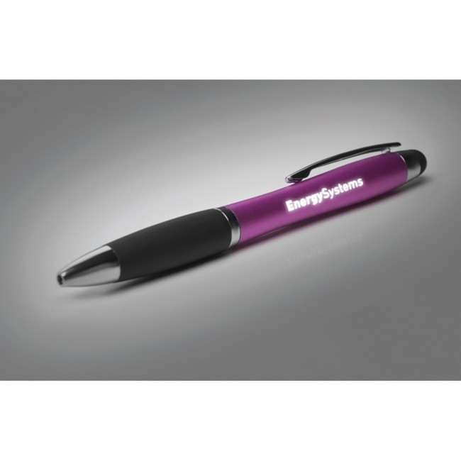 Promotional Twist ball pen with light