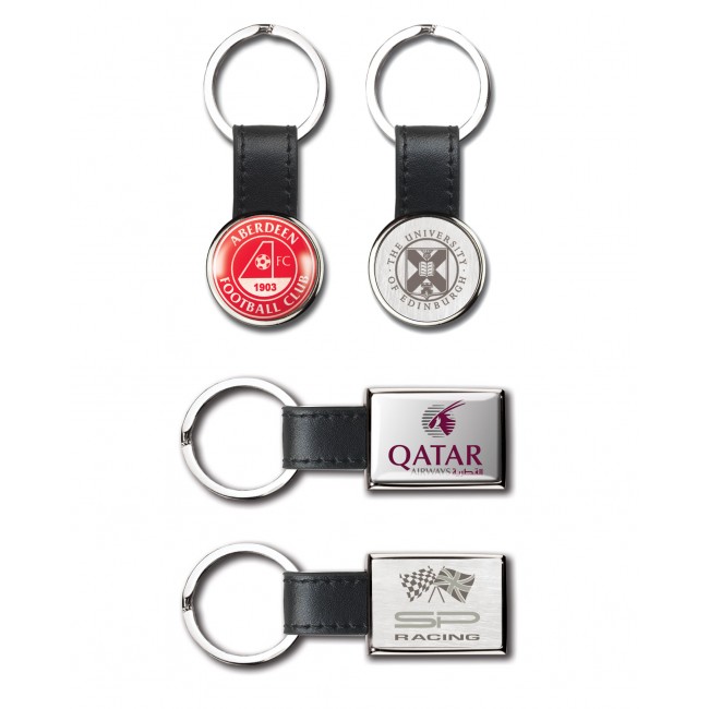 Promotional Rectangular i-Zu Polycrown Keyring