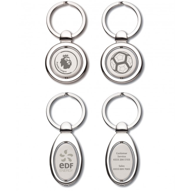 Promotional Round Spinning Keyring