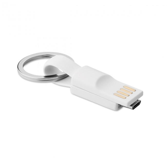 Promotional Key ring micro USB cable - Image 3