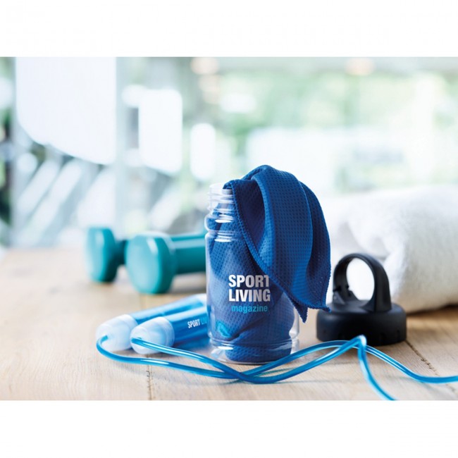 Promotional Cooling Towel In PET Bottle - Image 5