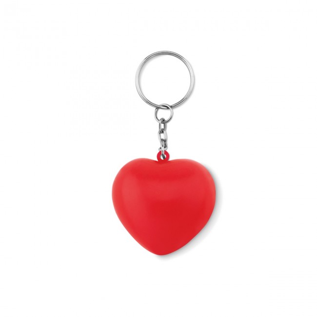 Promotional Keyring With PU Heart - Image 3