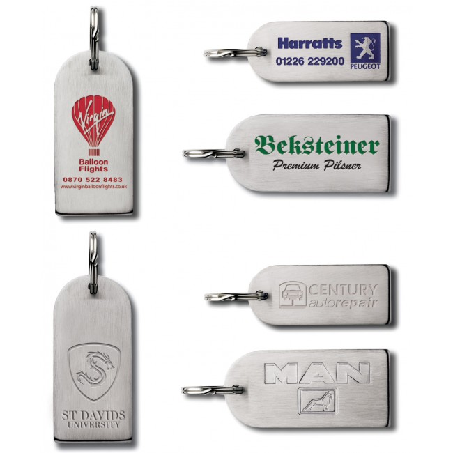 Promotional Small Arch Shaped Stainless Steel Keyring