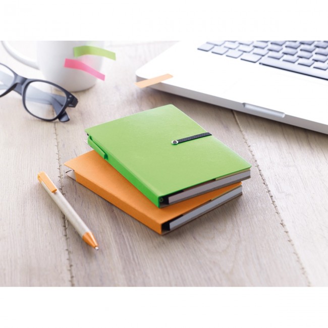 Promotional Notebook With Pen & Memo Pad - Image 4