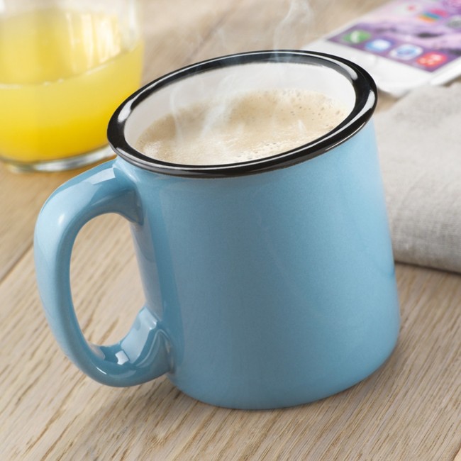 Promotional Ceramic Vintage Mug 240ml - Image 5