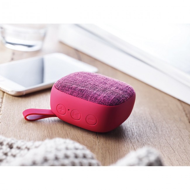 Promotional Square BT Speaker in fabric - Image 9