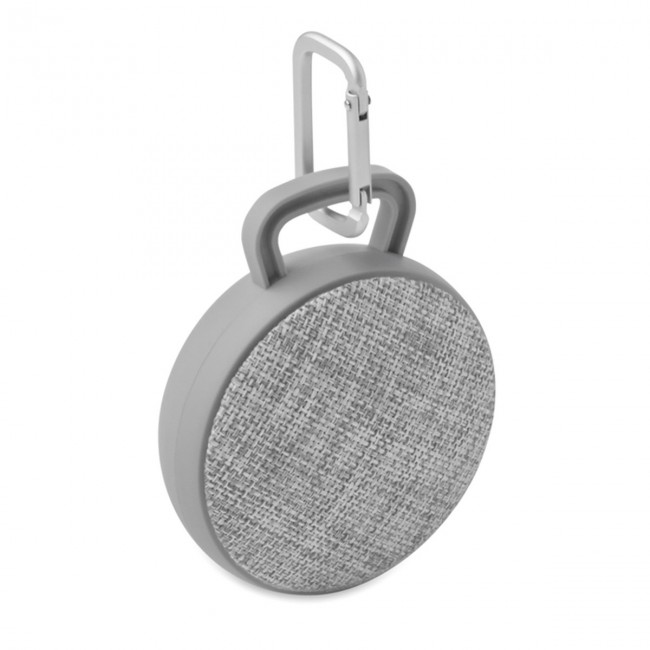 Promotional Round BT Speaker in fabric - Image 1