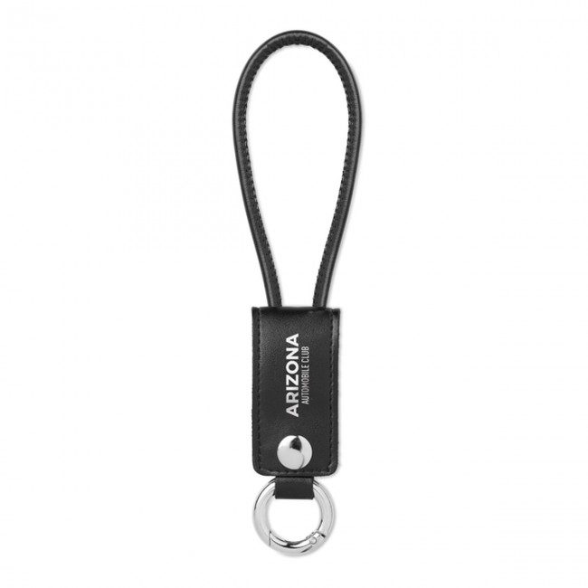 Promotional USB-A to micro-B cable keyrin - Image 6