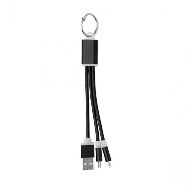 Promotional Keyring with USB Type C Cable - Image 1