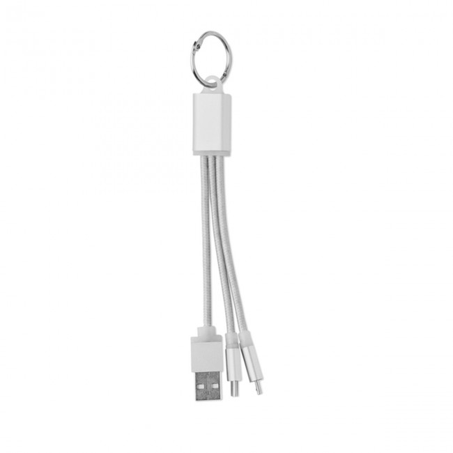 Promotional Keyring with USB Type C Cable - Image 3