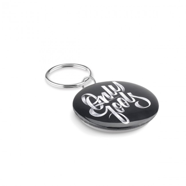 Promotional Small pin button key ring - Image 4