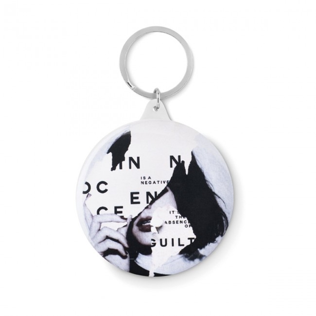 Promotional Pin button key ring - Image 5