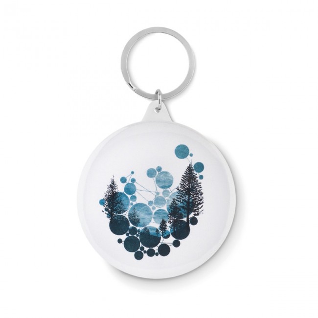 Promotional Pin button key ring - Image 3