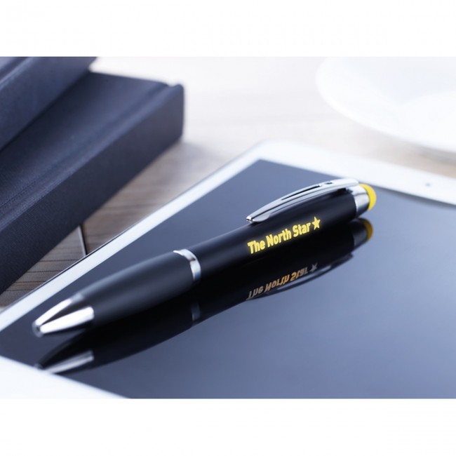 Promotional Twist ball pen with light - Image 2