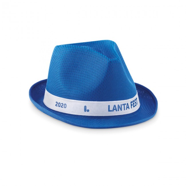 Promotional Coloured Polyester Hat - Image 1