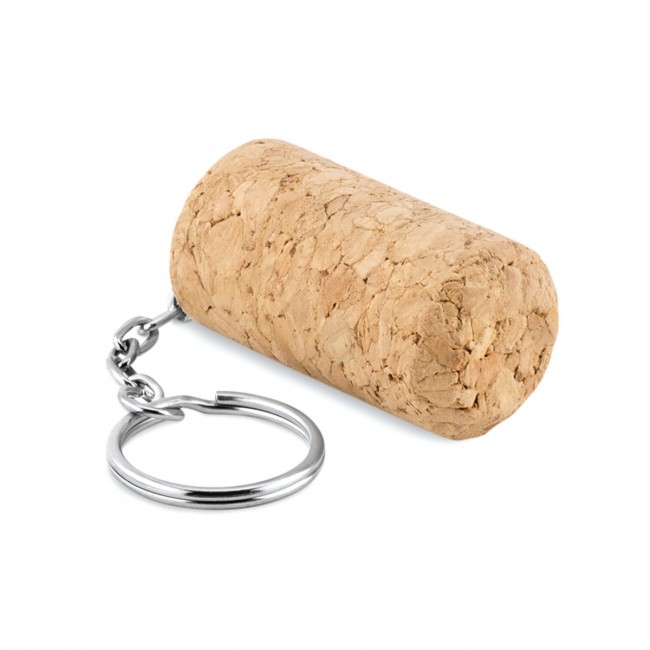 Promotional Wine Cork Keyring - Image 1