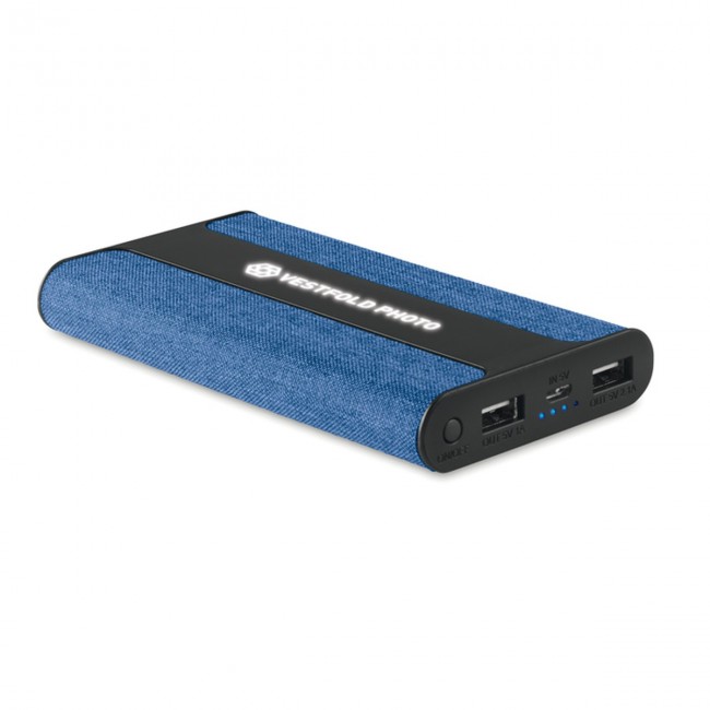 Promotional Fabric power bank 6000 mAh - Image 1