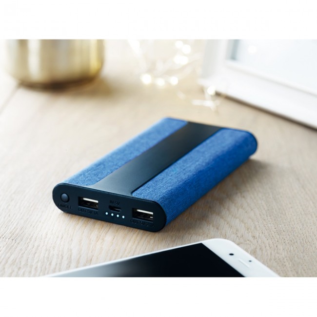 Promotional Fabric power bank 6000 mAh - Image 2