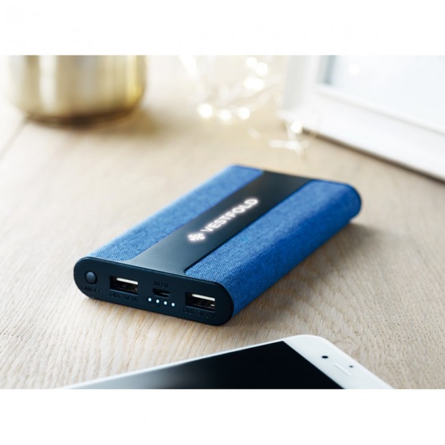 Promotional Fabric power bank 6000 mAh - Image 3