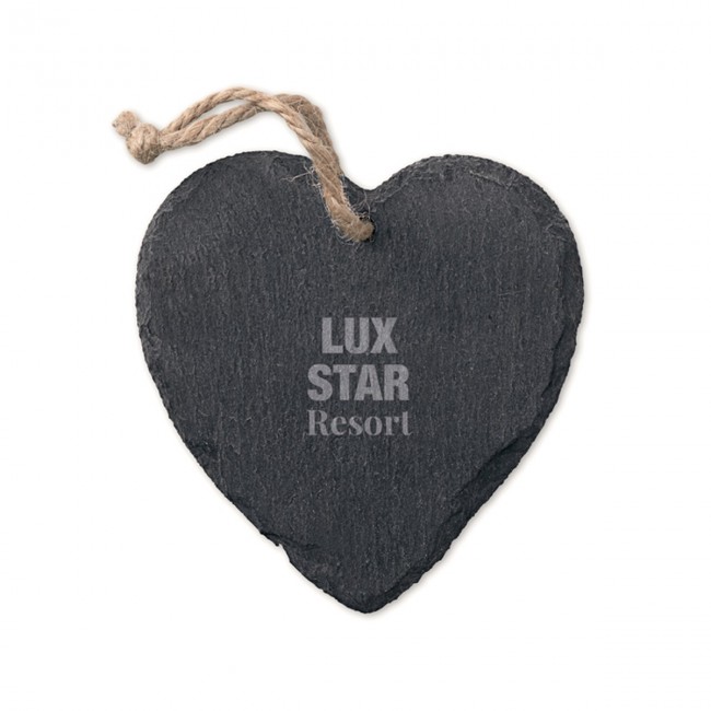 Promotional Slate Xmas hanger heart - Image 4