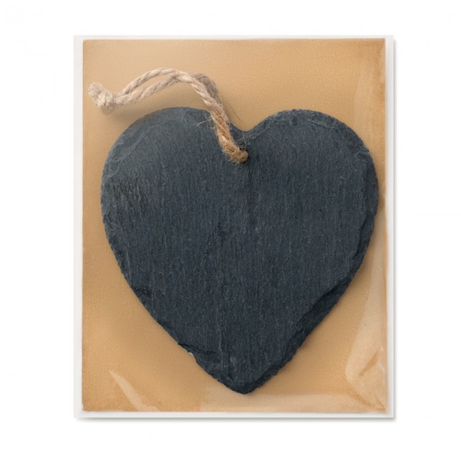 Promotional Slate Xmas hanger heart - Image 7