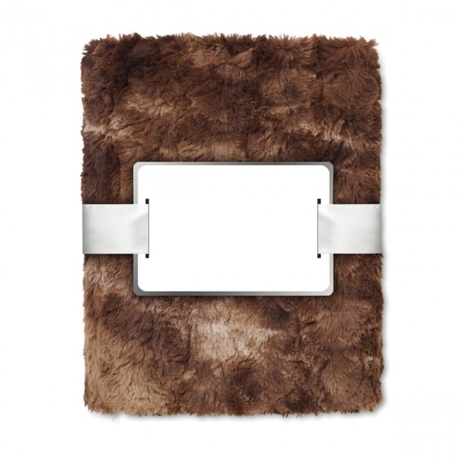 Promotional Fake fur blanket - Image 5