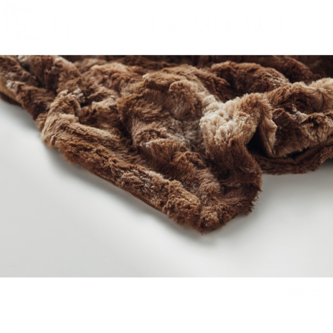 Promotional Fake fur blanket - Image 4