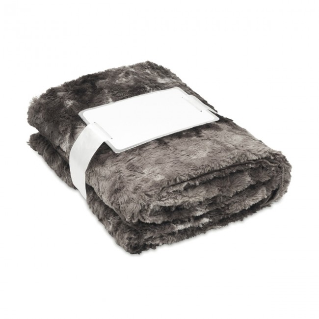 Promotional Fake fur blanket - Image 1