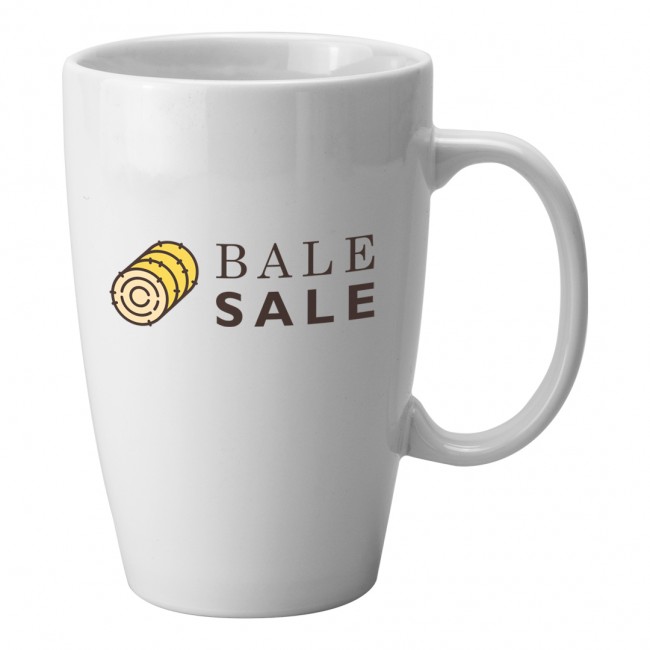 Promotional Hayward White Earthenware Mug