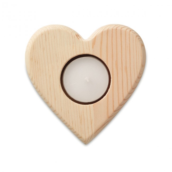 Promotional Heart shaped candle holder - Image 2